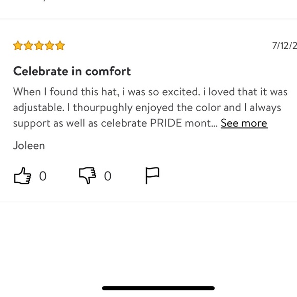 Anna Parade Celebrate π₯³ Queer β§οΈ Joy π Cotton Dad Cap π§’ - Picture 6 of 6